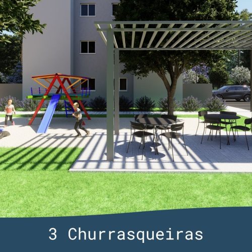 3 Churrasqueiras