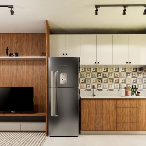 Cozinha e Sala de TV Térreo Sobrado