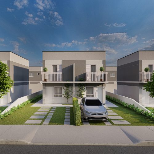 Fachada frete Sobrado