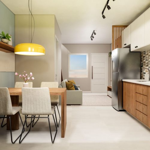 Sala de TV Jantar Cozinha Térreo Sobrado