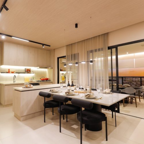 Sala de jantar e Cozinha