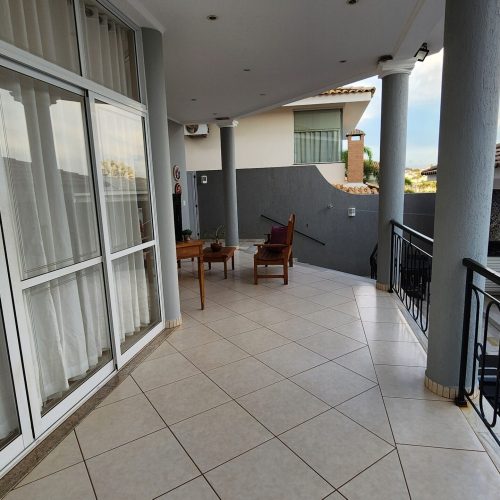 Varanda Área de lazer vista para churrasqueira